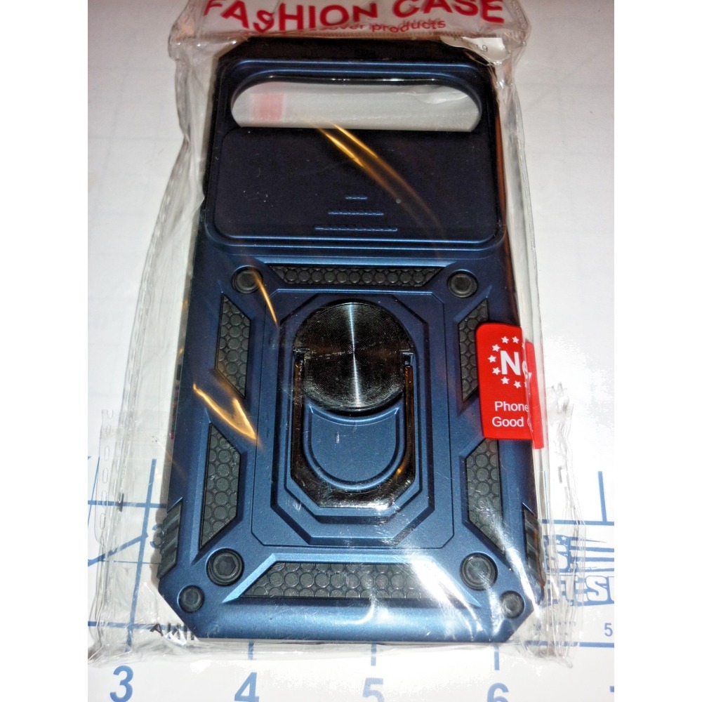 For Google Pixel 9 6.3inch Holster Magnetic Ringstand Clip Cover Case Navy‎
